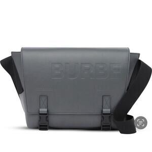 Burberry Leather Horseferry Debossed Logo Messenger Bag Small 8L NWT $1,550